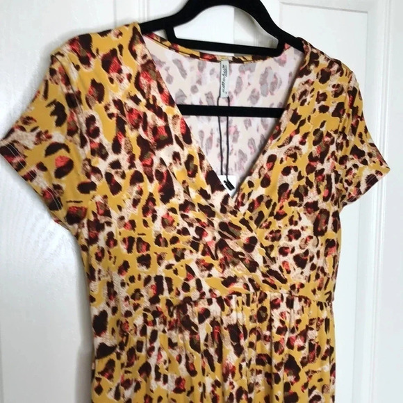 MOTHER BEE Animal Print Maxi Dress - Picture 1 of 6